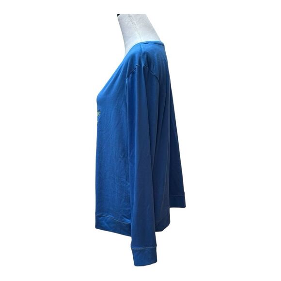 NWT Secret Treasures Sleepwear Blue Baby Its Cold Outside Long Sleeve Shirt Sz L - Picture 2 of 7